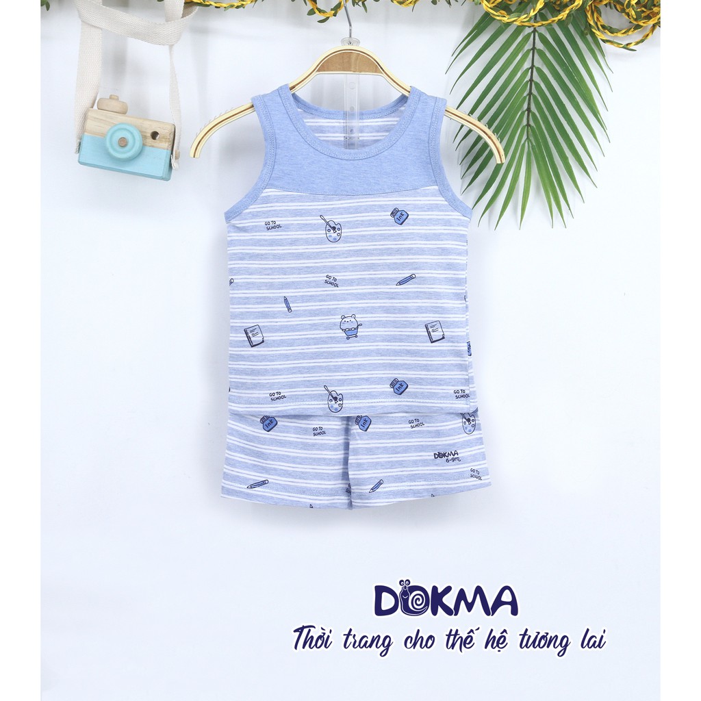 DMB338 Bộ quần áo ba lỗ Dokma ( 9-36M)