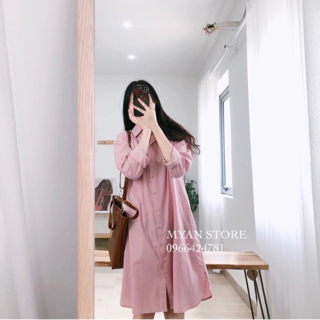 Váy Sơ Mi chất Đũi mềm k nhăn cao cấp 💋bán sỉ | BigBuy360 - bigbuy360.vn