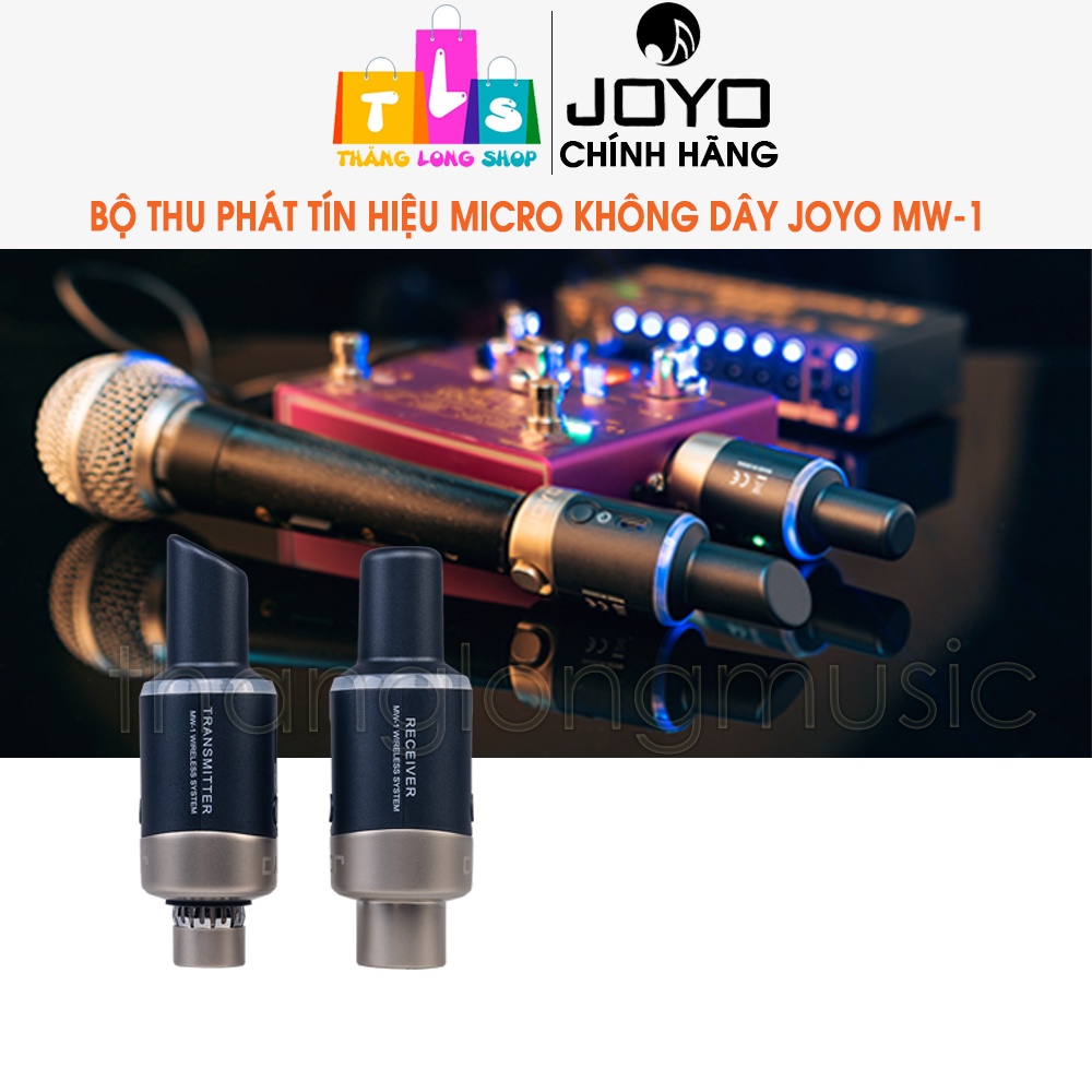 [Chính Hãng] JOYO MW-1 - Hệ Thống Thu Phát Tín Hiệu Micro Không Dây JOYO 5.8ghz XLR ( Microphone Wireless System )