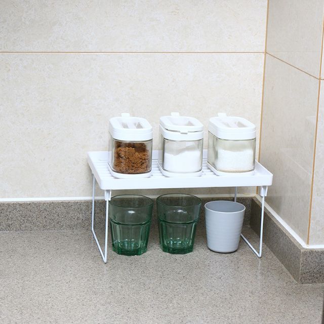 Kệ để đồ có chân gấp gọn dùng đa năng trong nhà bếp, nhà tắm( có size) A5
