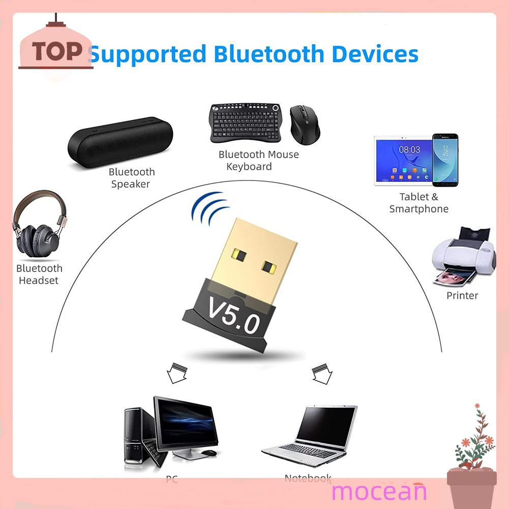 Bộ Chuyển Đổi Âm Thanh Mocean Usb Bluetooth 5.0 Cho Máy Tính | BigBuy360 - bigbuy360.vn
