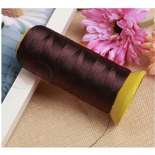 Chỉ nylon 210D màu nâu đủ size làm tua rua ( Cuộn 10-20-30m)
