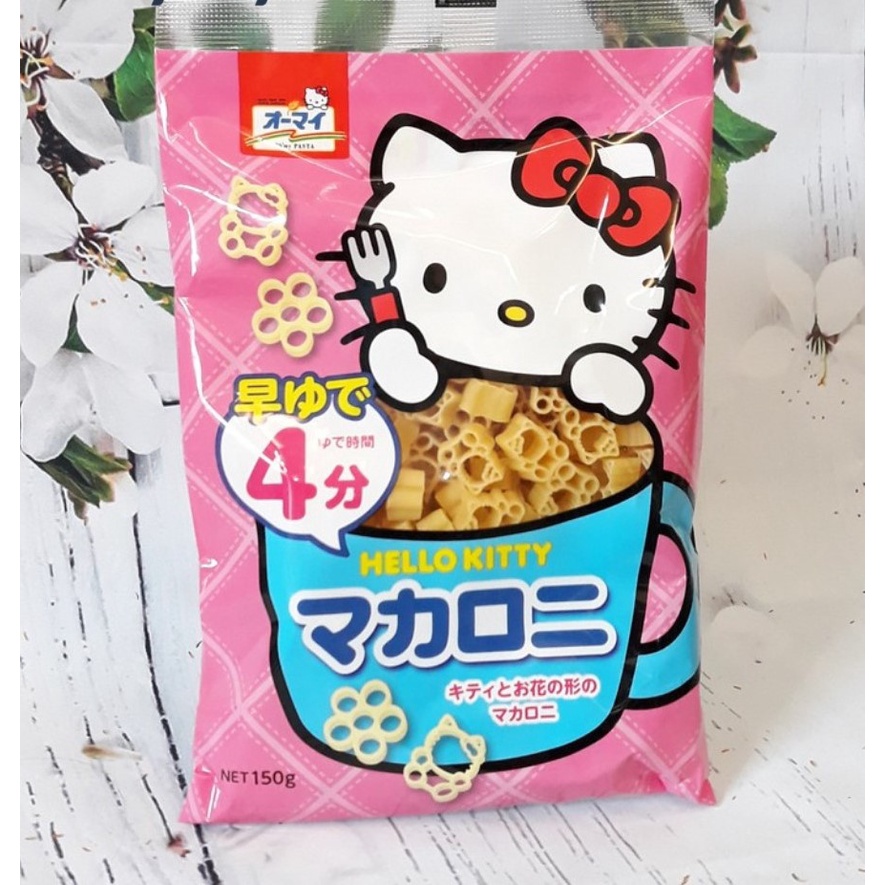 Mì Nui Hình Hello Kitty Và Hoa 150g Nhật Bản [HSD 2024]