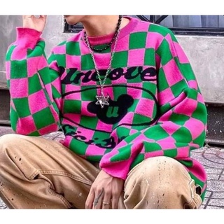 SWEATER XANH HỒNG UNCOVER
