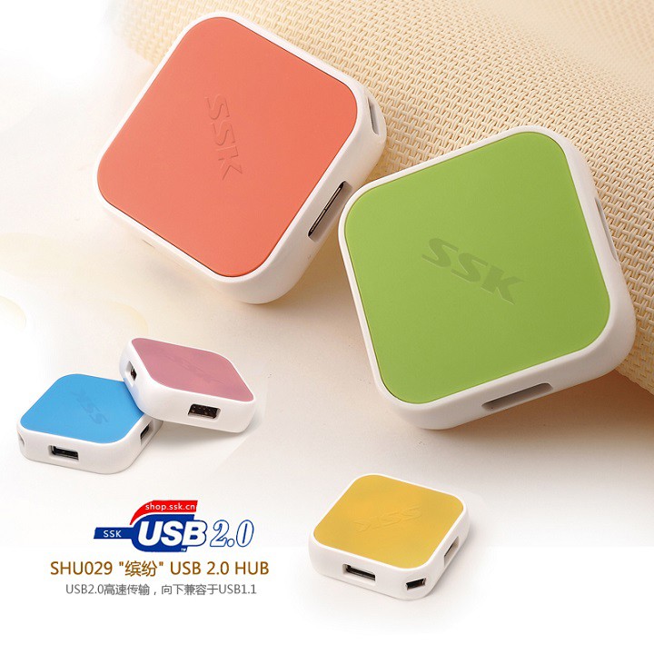 Hub Usb 4 cổng SSK SHU 029 - Hàng Chính Hãng