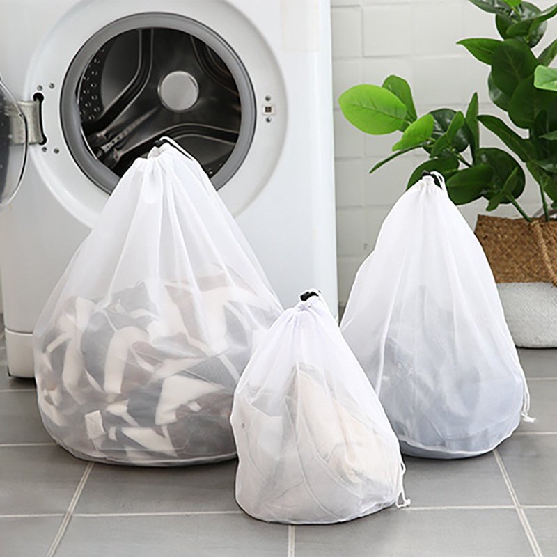 Túi đựng đồ giặt rút dây sức chứa lớn chất liệu dày