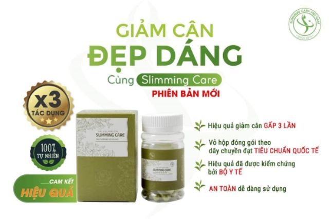 Viên giảm cân thảo mộc Slimming Care X3 mới 2021 [HÀNG CHÍNH HÃNG 100%]