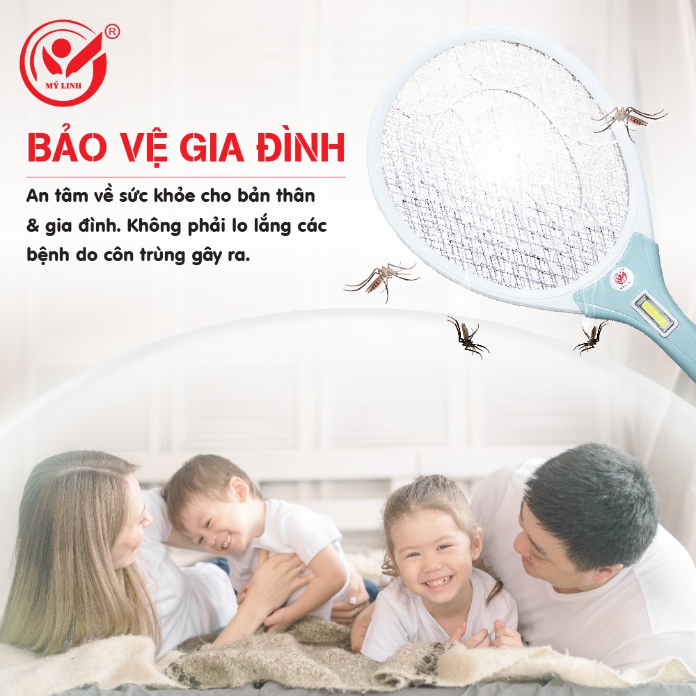 Vợt Muỗi 6288 Mỹ Linh cao cấp.