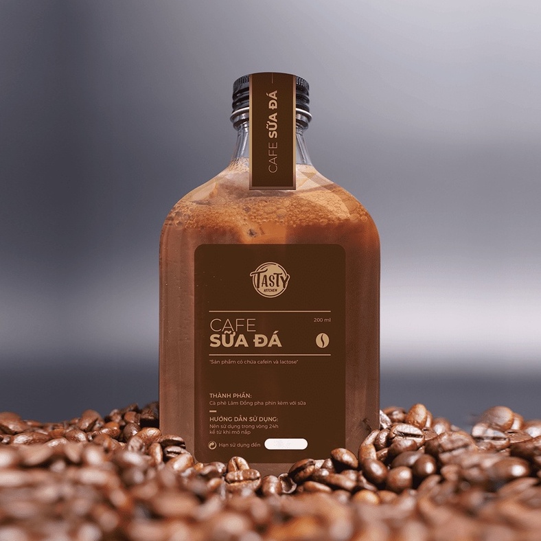 Cà phê sữa TASTY chai 200ml