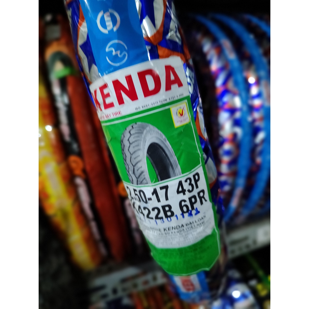 Vỏ xe  kenda size 2.50-17 dòng 6 lớp - hàng chính hãng
