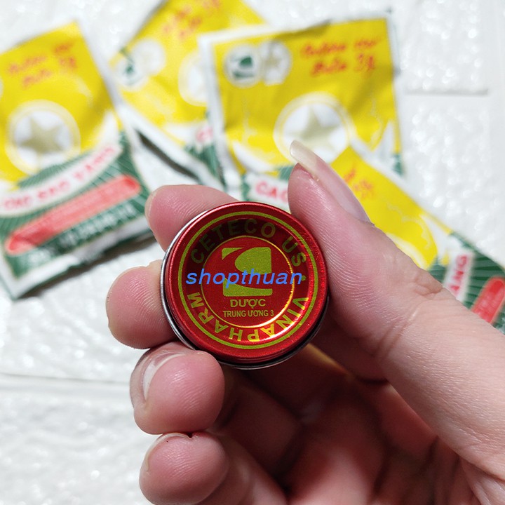 Cao Sao Vàng 3 Gram - Golden Star Balm - Dầu Cù Là Mùi Thơm Dễ Chịu