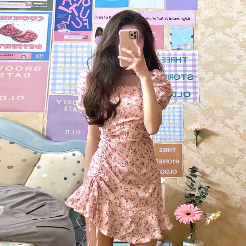 Đầm Chiffon Tay Ngắn Plus Size Thời Trang Mùa Hè Cho Nữ