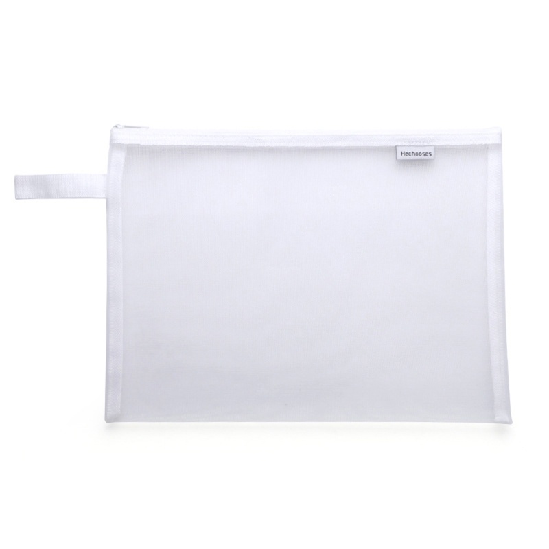 Túi Lưới Đựng Tài Liệu 2 Ngăn Có Khóa Kéo Kích Thước Lớn Tiện Dụng