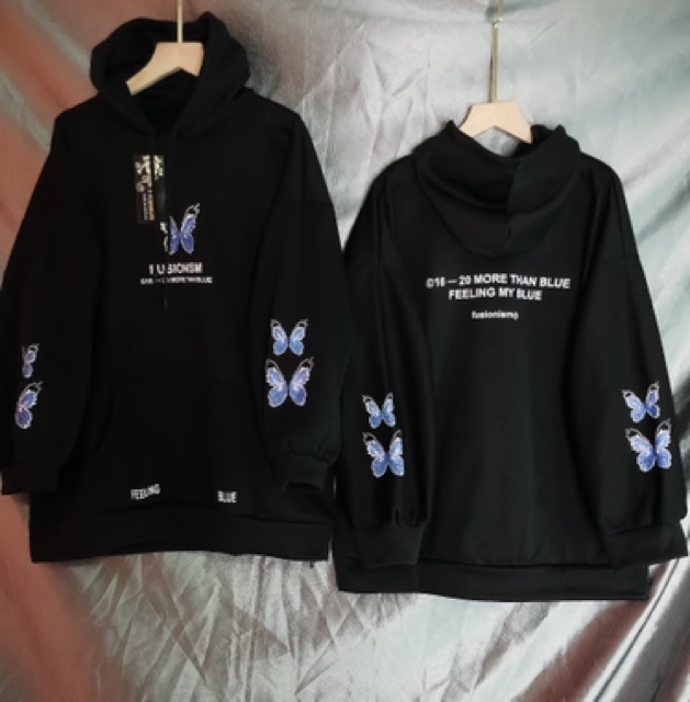 Áo Hodie bướm⚡️FREESHIP EXTRA⚡️ảnh thật cuối