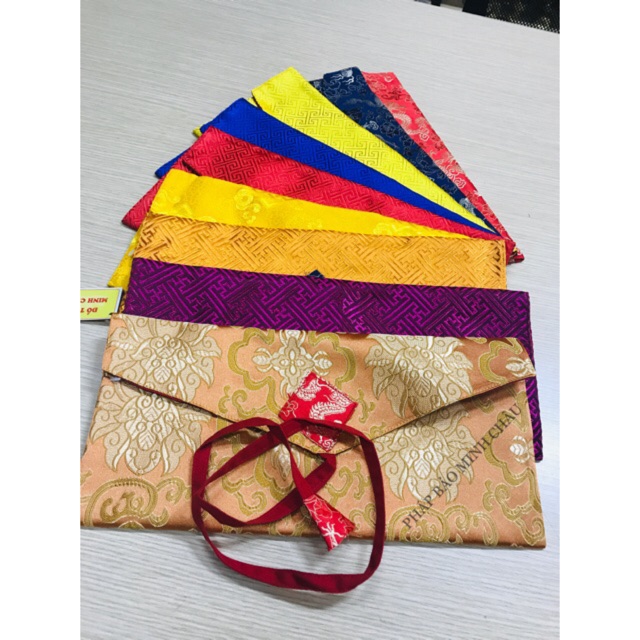 Túi gấm Nepal bọc kinh sách