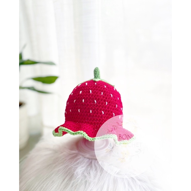 Mũ len vành 🌈 xinh cho bé [crochet]