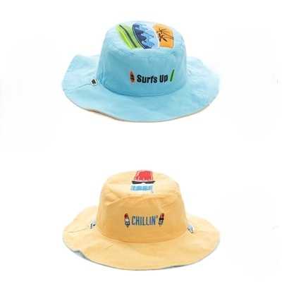 Cute style fisherman bucket hat for children 1-6 years old