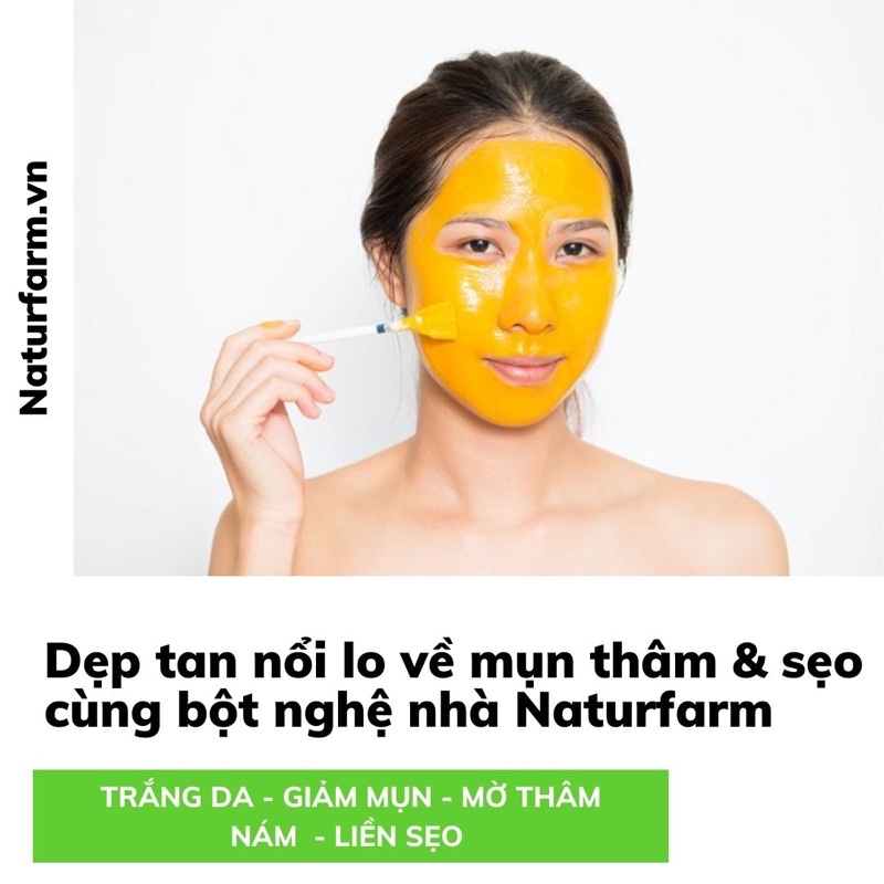 [ 300gr ] bột nghệ vàng nguyên chất 100% Organic