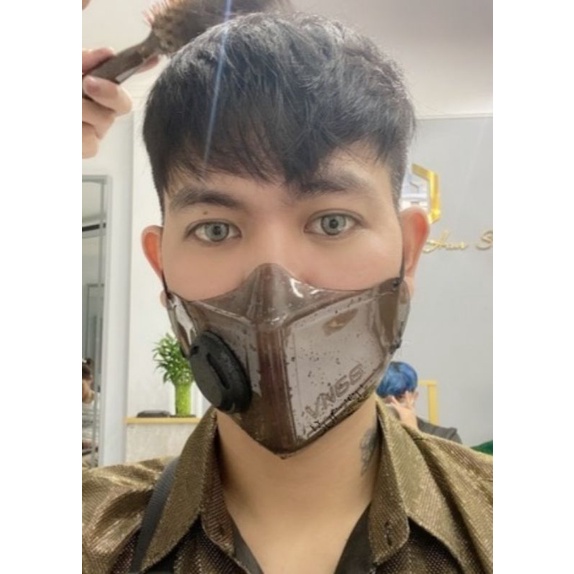 , Khẩu Trang Nhựa Màu Khói, Chống Giọt Bắn