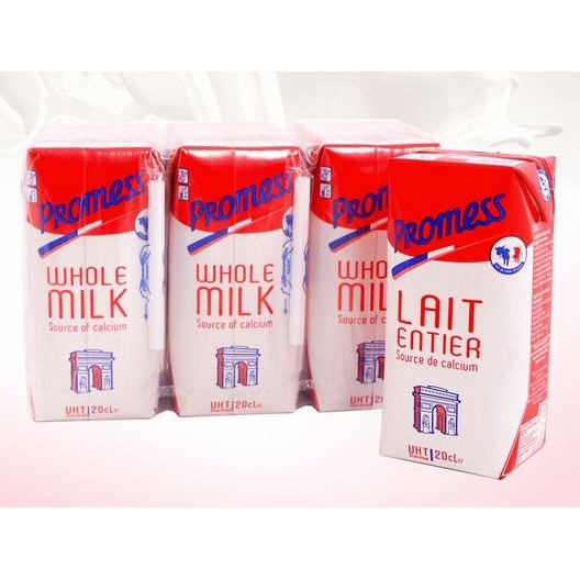 Sữa tươi Pháp Promess nguyên kem 200ml