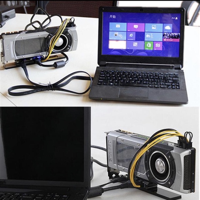 EGPU độ card rời cho laptop cổng mpcie