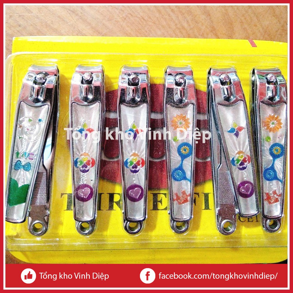 Combo 1 hộp 12 chiếc dụng cụ cắt bấm móng tay kèm dũa - Hàng loại tốt