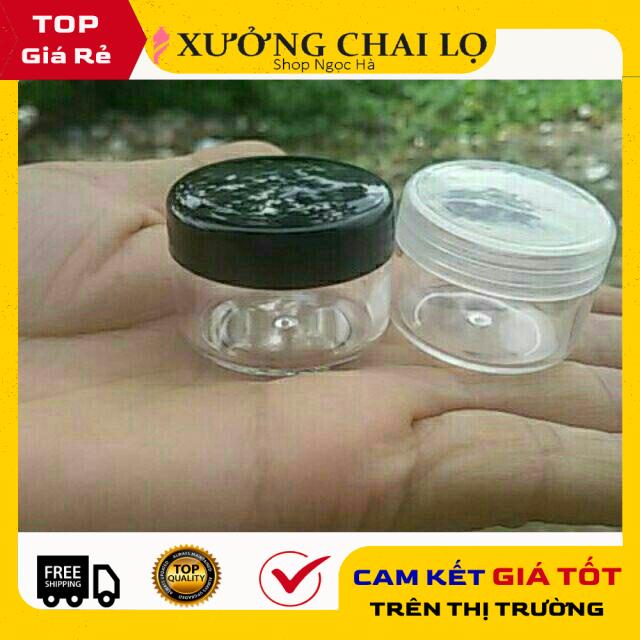 Hủ Chiết Mỹ Phẩm ❤ GIÁ RẺ NHẤT ❤ Hủ nhựa đựng kem tròn 3g,5g,10g,20g,30g,50g,100g, phụ kiện du lịch