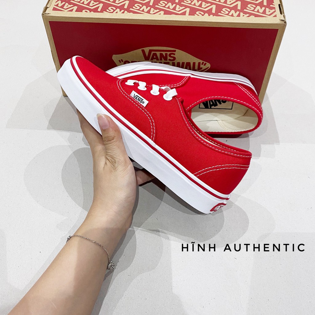 Giày Vans Authentic đỏ chính hãng