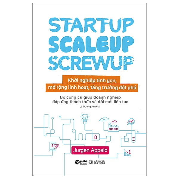 Sách Alphabooks - Khởi Nghiệp Tinh Gọn - Startup, Scaleup, Screwup