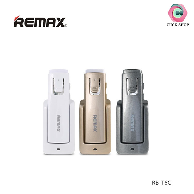 Tai nghe Bluetooth Remax RB-T6C- Tai nghe remax t6c có kèm đốc sạc