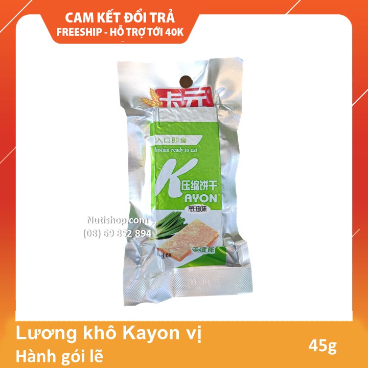 Lương khô Kayon vị Hành gói lẻ 45g