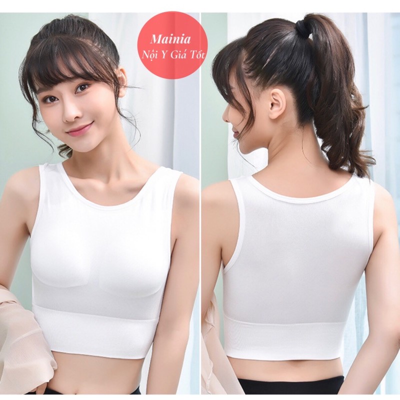 Áo Bra Thể Thao Tập Gym, Yoga Bra Ba Lỗ Dáng Croptop Hàn Quốc V90 Siêu Co Giãn Cao Cấp Loại 1 Mainia Shop