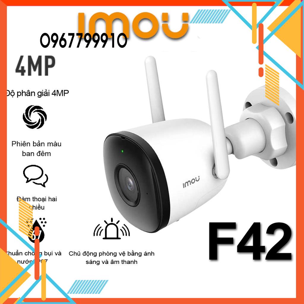 [HOT]Camera Wifi IMOU F42 Bullet 2C/2E/2 Có Màu Ban Đêm, Còi Báo Động - Chính Hãng