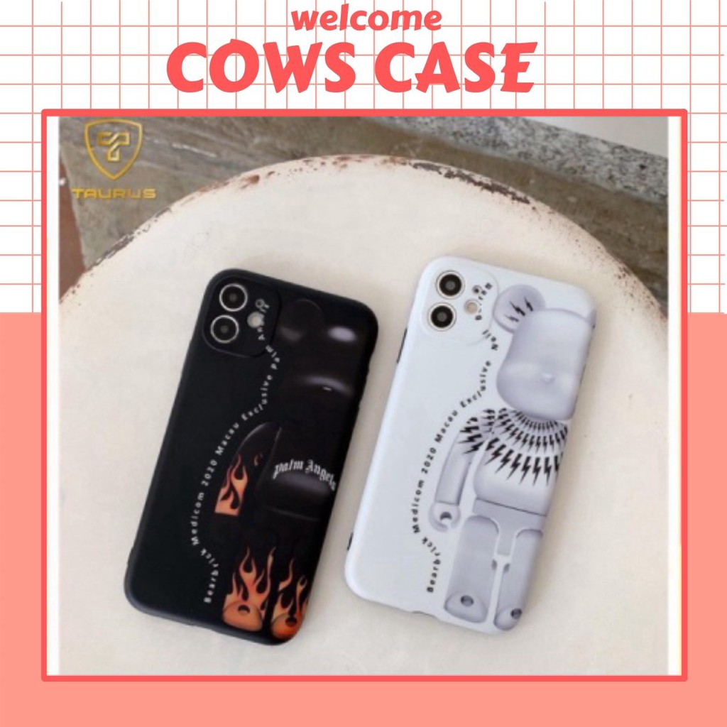 Ốp iphone BEAR BRICK cho iphone 11promax/ iphone 11/ iphone Xsmax