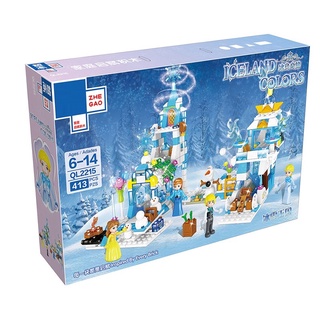413PCS ĐỒ CHƠI LEGO LẮP GHÉP ĐẢO MUÔN MÀU ELSA QL2215