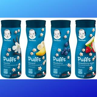 Bánh ăn dặm Gerber Graduates Puffs cho bé trên 8 tháng