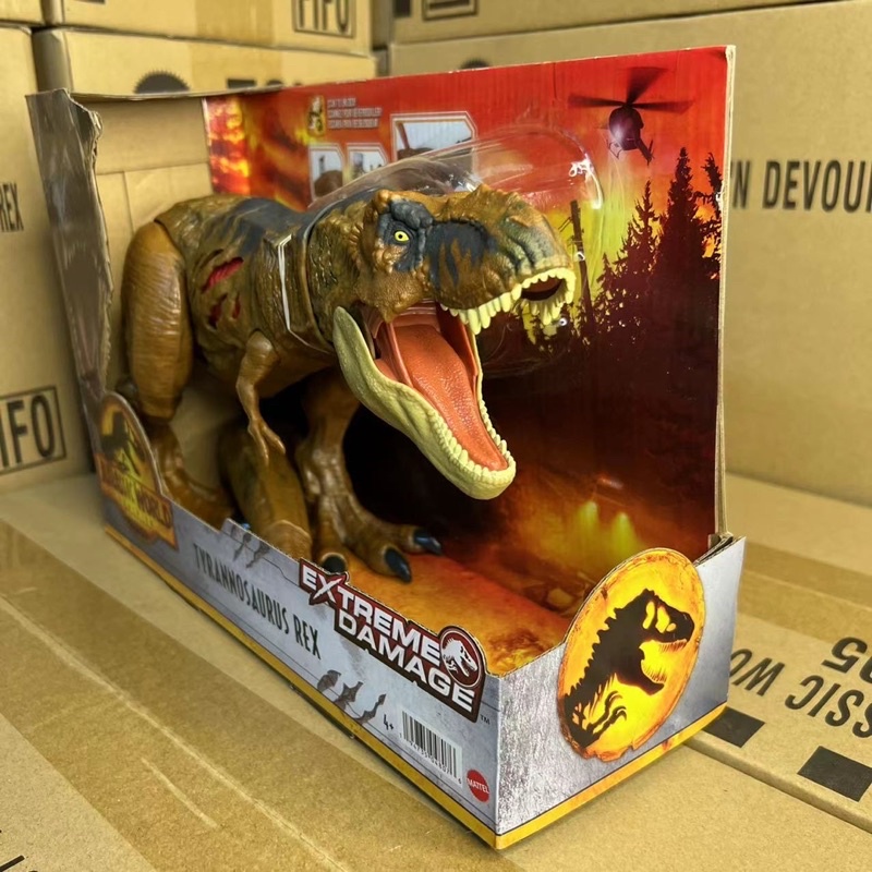 Jurassic World Dominion Extreme Damage Tyrannosaurus Rex-Mô hình khủng Long phiên bản mới nhất 2022