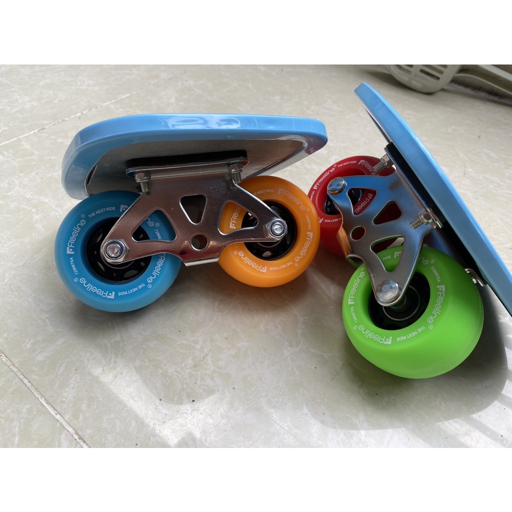 VÁN TRƯỢT FREELINE SKATE SẮT BO XANH DƯƠNG  BO TỰ CHỌN