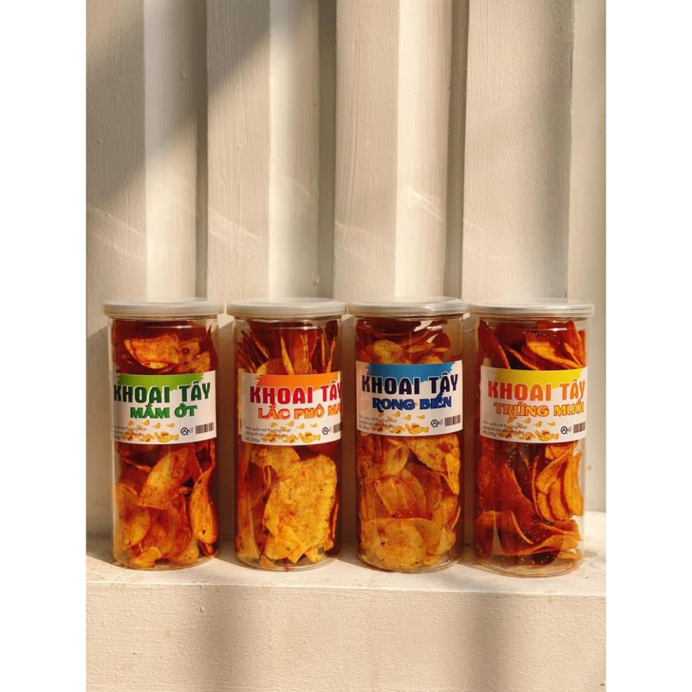 Khoai tây vị mắm ớt đủ 4 vị  200gr