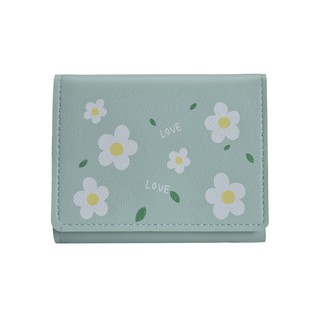 Ví Nữ Ngắn Cầm Tay V29 Nhỏ Gọn họa tiết hoa nhí Xinh Xắn Kiểu Dáng Đẹp Da PU Cao Cấp