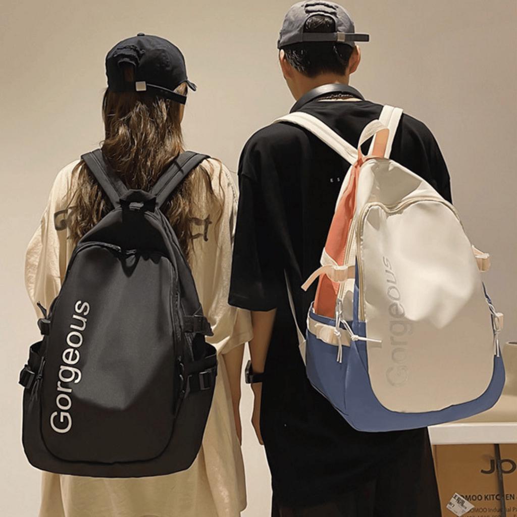 Balo nữ nam balo đi học nhiều ngăn, đẹp đi chơi đựng laptop phong cách ulzzang unisex LADONA BL