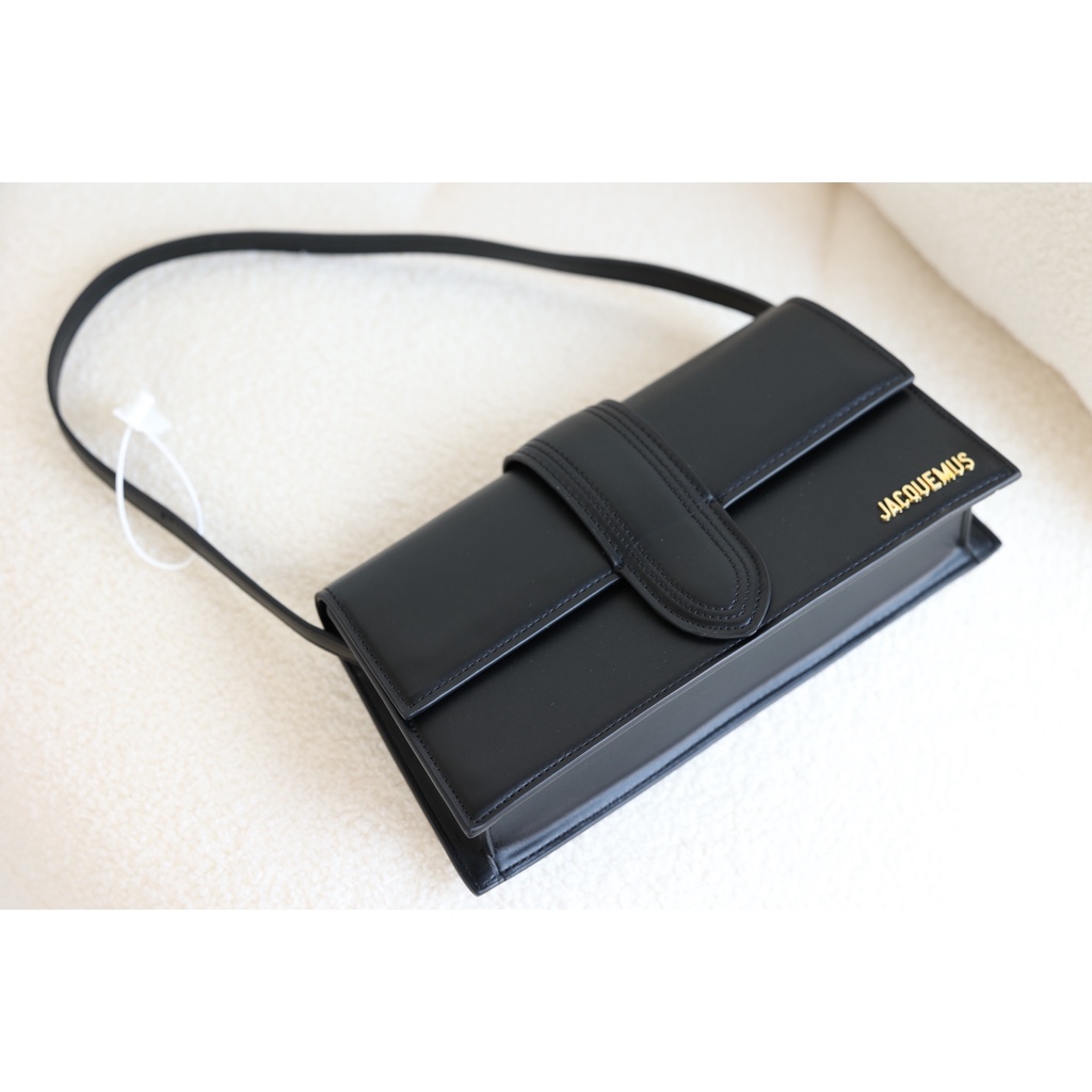 Túi Xách Jac.que.mus kẹp nách Size 26cm Màu Đen