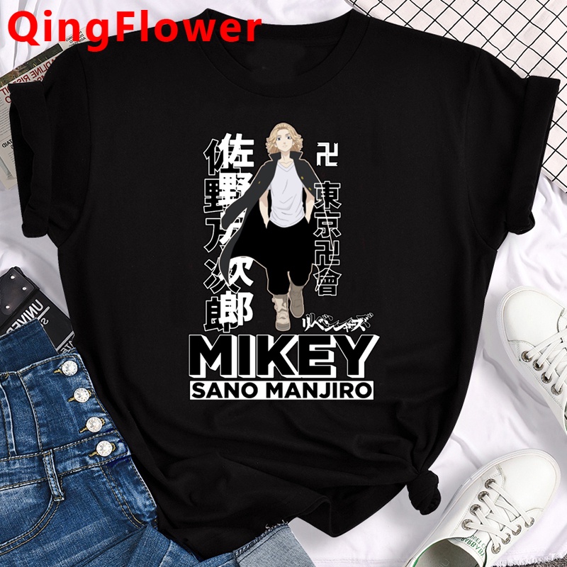Áo Thun Tay Ngắn In Hình Anime Nhật Bản Tokyo Revengers Phong Cách Harajuku Thời Trang Mùa Hè 90s Dành Cho Nam