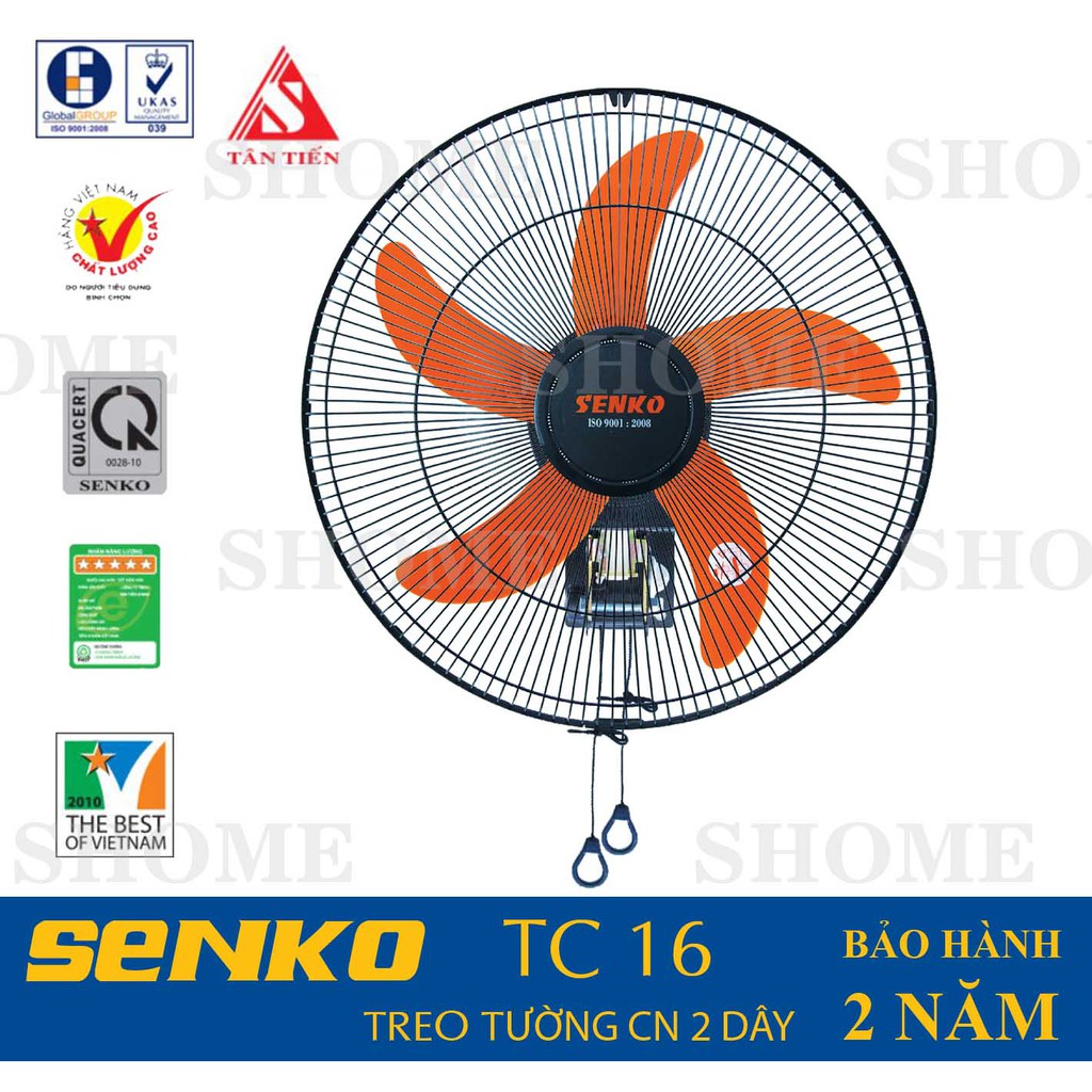 Quạt treo tường cao cấp Senko TC16