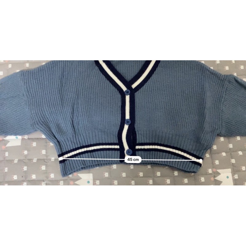 Áo Khoác Cardigan Dài Tay Cổ Chữ V Xinh Xắn Theo Phong Cách Hàn Quốc