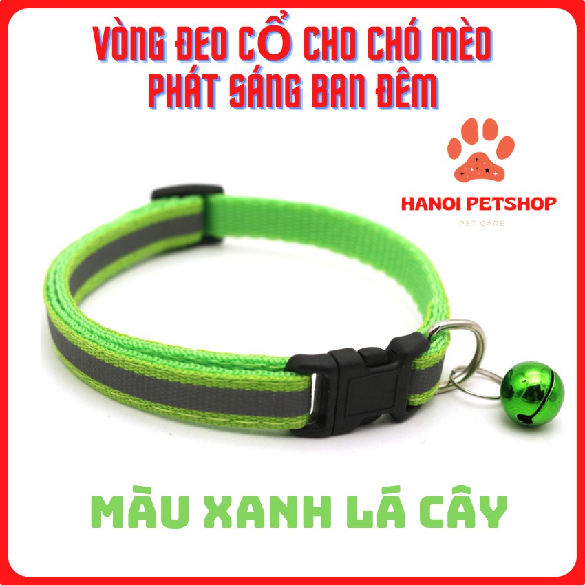 [Giá rẻ nhất] Vòng cổ Cho Chó Mèo Phản Quang Có Thể Điều Chỉnh Tích Hợp Chuông Cho Thú Cưng (Nhiều màu lựa chọn)