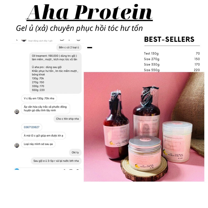 Ủ PHỤC HỒI TÓC AHAPROTEIN 270G