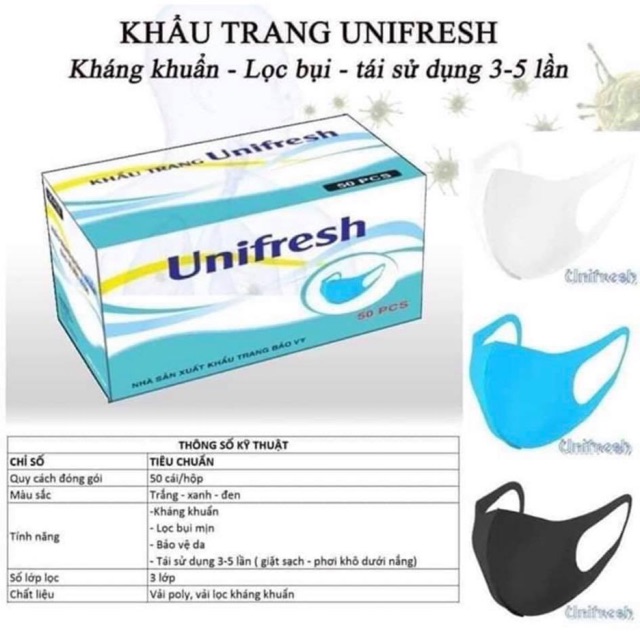 Khẩu trang unifresh