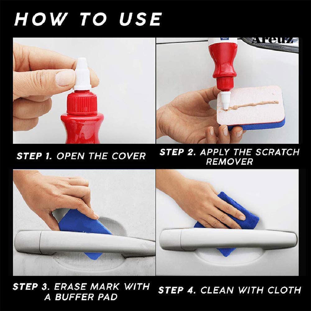 Dung dịch xóa vết trầy xước xe hơi 110g kèm khăn lau tiện lợi