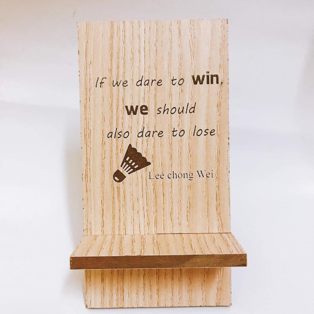 Kệ Điện Thoại & Kệ Ký Tên 2In1 Gỗ  Có Khắc Chữ| Thao Wedding Guestbook